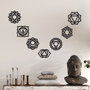 Wallity Simbolo-1 Accesorio Decorativo de Pared de Metal Negro